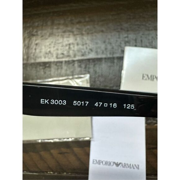 Emporio Armani Girls' Ek3003 Square demo glasses pink and black - Picture 9 of 10